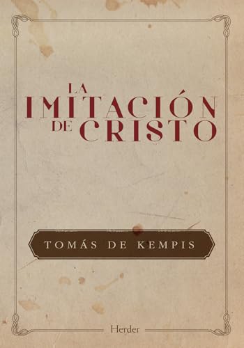 Portada de La imitación de Cristo